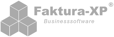 Faktura-XP® Logo5 graustufen 464x152 pixel