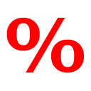 Prozentzeichen Grafik